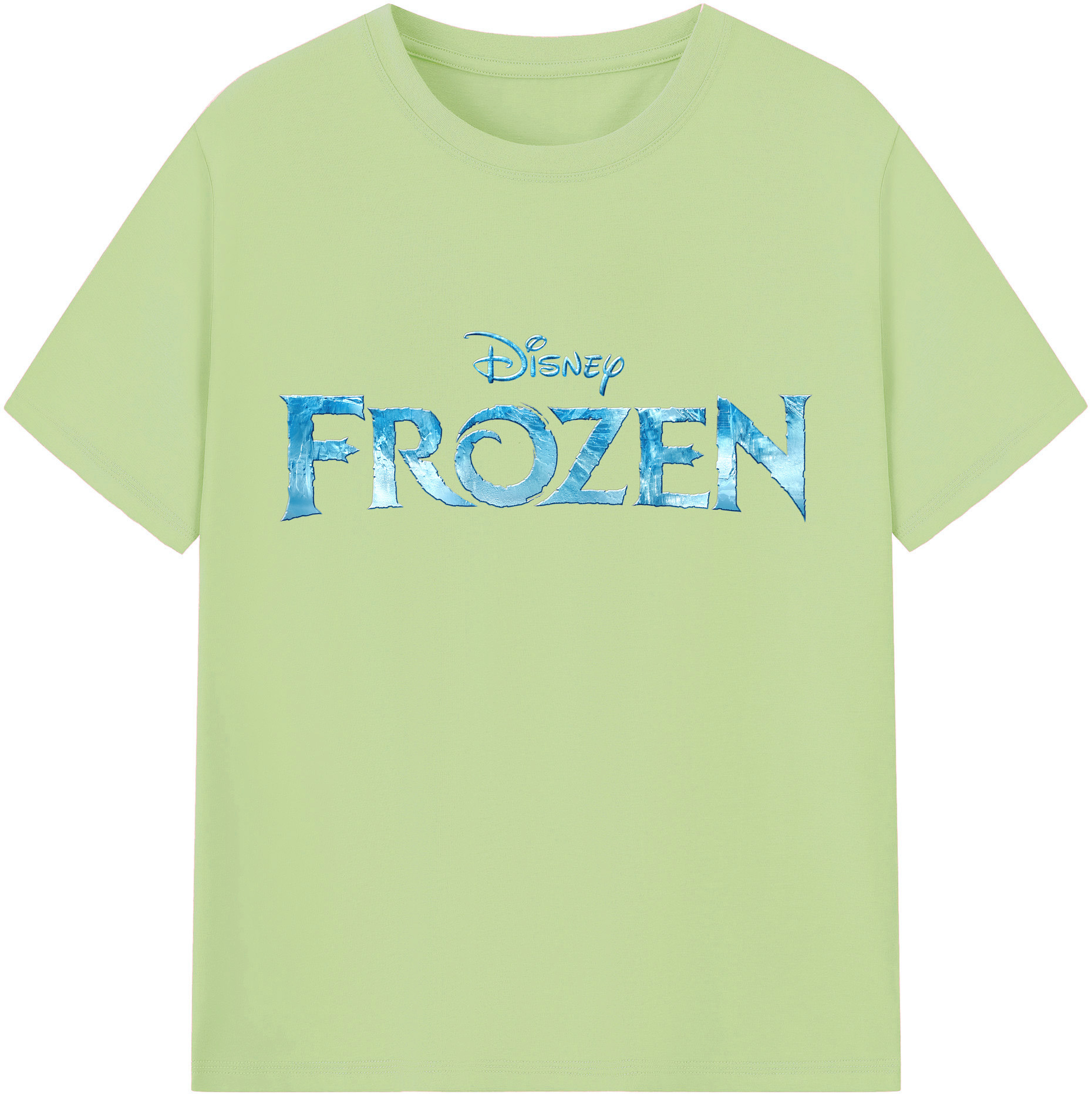 （画像用） アナと雪の女王 アンナ エルサ Frozen Anna Elsa 綿100％半袖Tシャツ（フロントプリント）